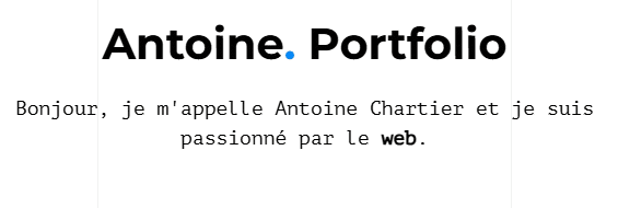 Portfolio Antoine logo